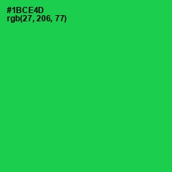 #1BCE4D - Malachite Color Image