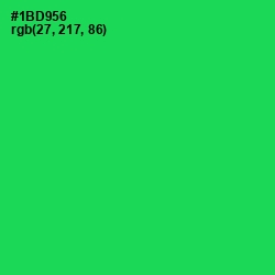 #1BD956 - Malachite Color Image