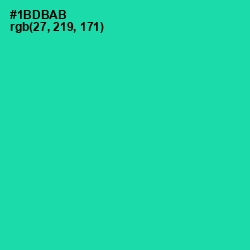 #1BDBAB - Shamrock Color Image