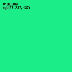 #1BED89 - Shamrock Color Image