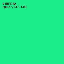 #1BED8A - Shamrock Color Image