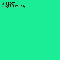 #1BED97 - Shamrock Color Image