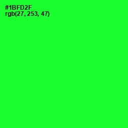 #1BFD2F - Green Color Image