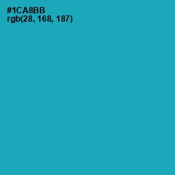 #1CA8BB - Eastern Blue Color Image