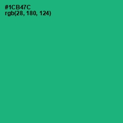 #1CB47C - Jade Color Image