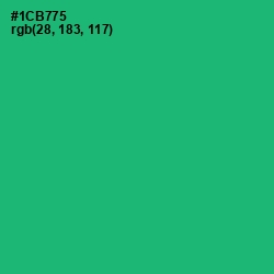 #1CB775 - Jade Color Image