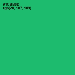 #1CBB6D - Jade Color Image