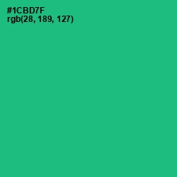 #1CBD7F - Jade Color Image