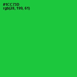 #1CC73D - Green Color Image