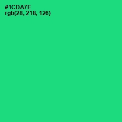 #1CDA7E - Spring Green Color Image