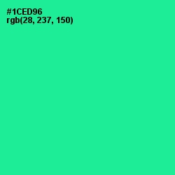 #1CED96 - Shamrock Color Image