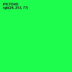 #1CFD4D - Malachite Color Image