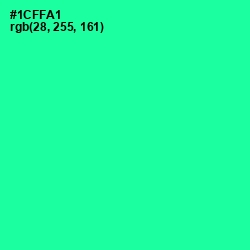 #1CFFA1 - Shamrock Color Image