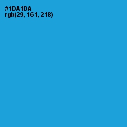 #1DA1DA - Cerulean Color Image