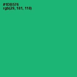 #1DB576 - Jade Color Image