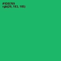 #1DB769 - Jade Color Image