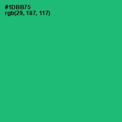 #1DBB75 - Jade Color Image