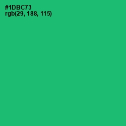 #1DBC73 - Jade Color Image
