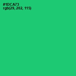 #1DCA73 - Malachite Color Image
