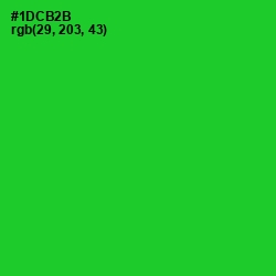 #1DCB2B - Green Color Image