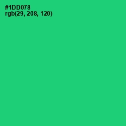 #1DD078 - Malachite Color Image