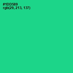 #1DD589 - Caribbean Green Color Image