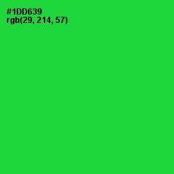 #1DD639 - Green Color Image
