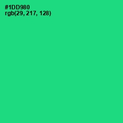 #1DD980 - Caribbean Green Color Image