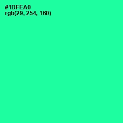 #1DFEA0 - Shamrock Color Image