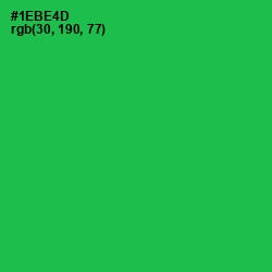 #1EBE4D - Jade Color Image