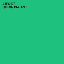 #1EC17E - Malachite Color Image