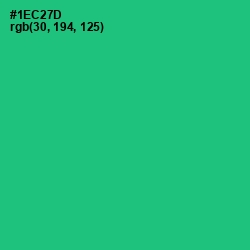 #1EC27D - Malachite Color Image