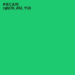 #1ECA70 - Malachite Color Image
