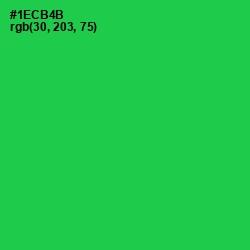 #1ECB4B - Malachite Color Image