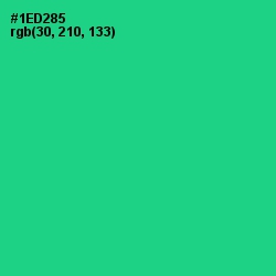 #1ED285 - Caribbean Green Color Image