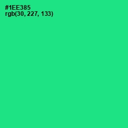 #1EE385 - Shamrock Color Image
