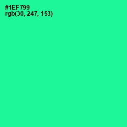 #1EF799 - Shamrock Color Image