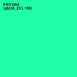 #1EFDA8 - Shamrock Color Image