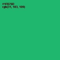 #1FB76D - Jade Color Image