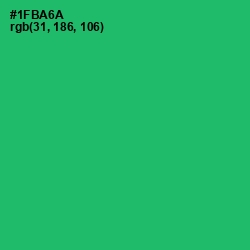 #1FBA6A - Jade Color Image