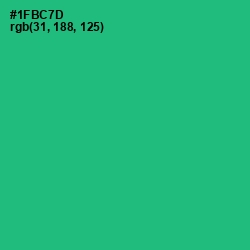 #1FBC7D - Jade Color Image