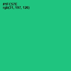 #1FC57E - Malachite Color Image