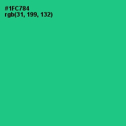 #1FC784 - Caribbean Green Color Image