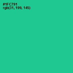 #1FC791 - Caribbean Green Color Image