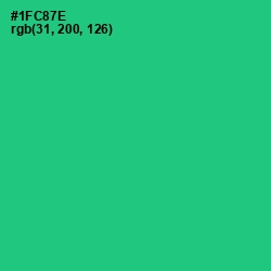 #1FC87E - Malachite Color Image