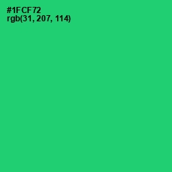 #1FCF72 - Malachite Color Image