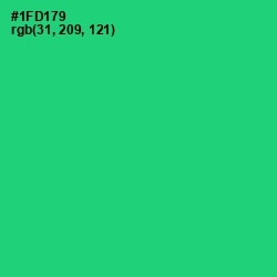 #1FD179 - Malachite Color Image