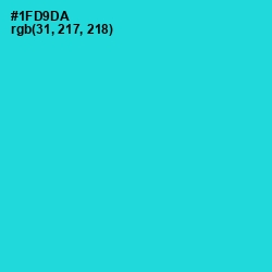 #1FD9DA - Java Color Image