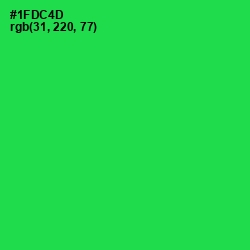 #1FDC4D - Malachite Color Image