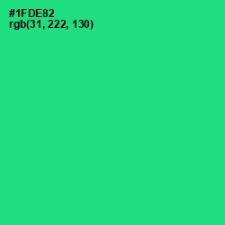 #1FDE82 - Caribbean Green Color Image